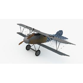 3D Albatros D.Va model